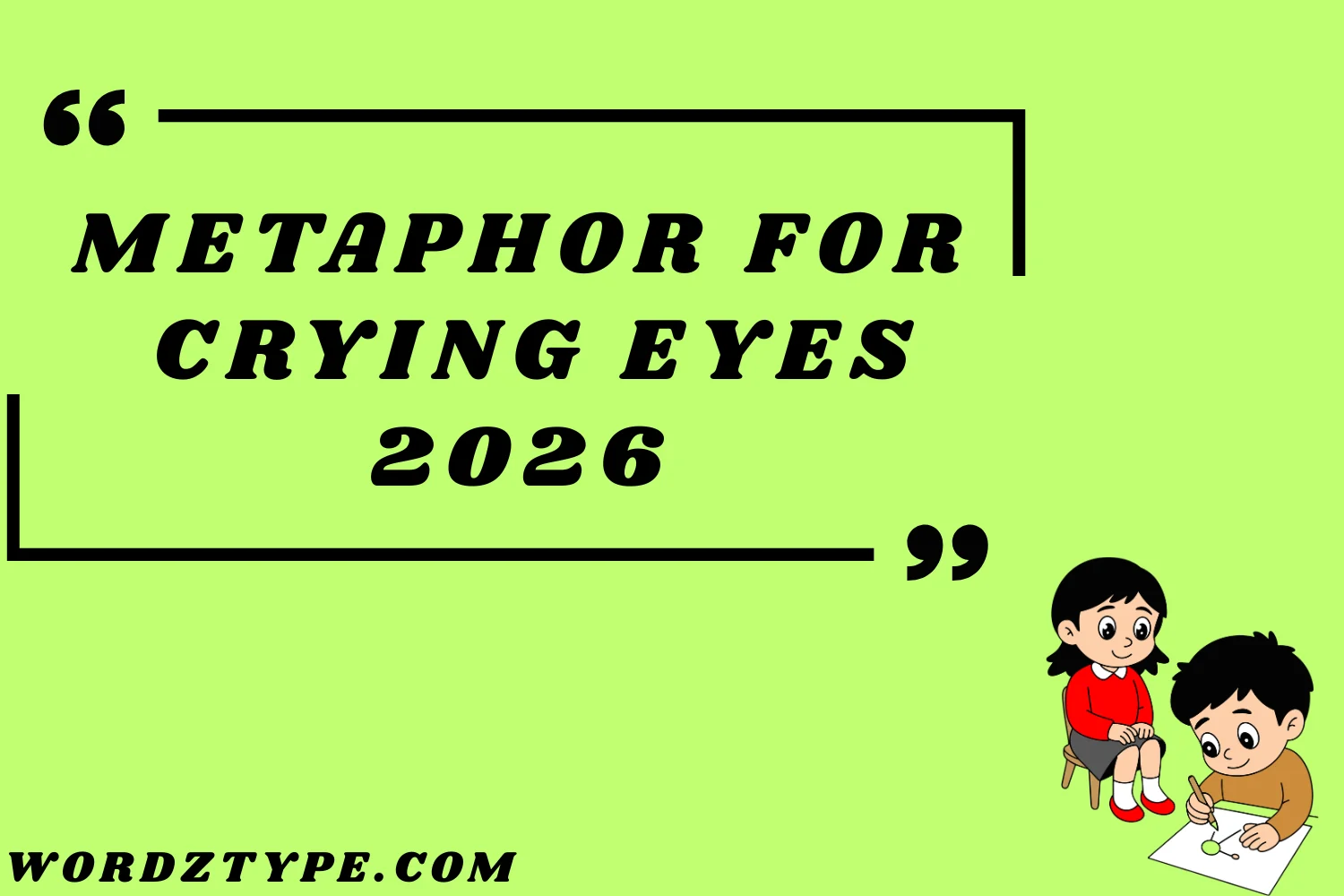 Metaphor for Crying Eyes