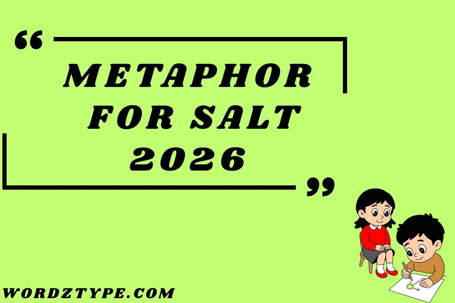 Metaphor for Salt