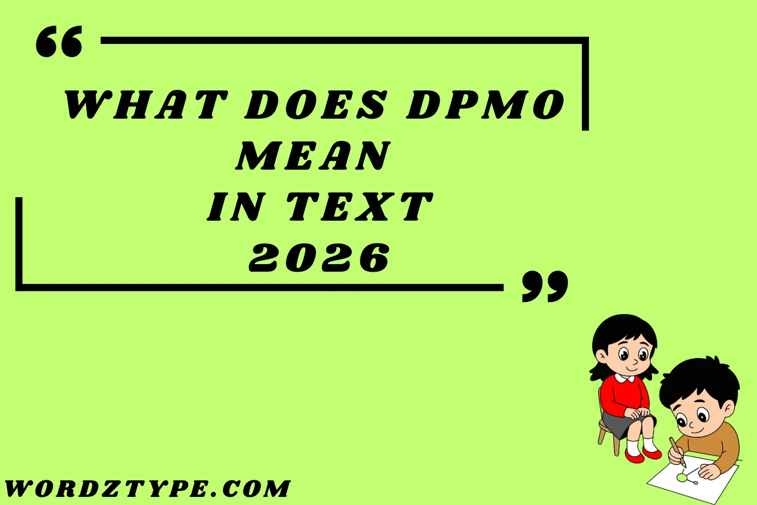 What Does dpmo mean in text