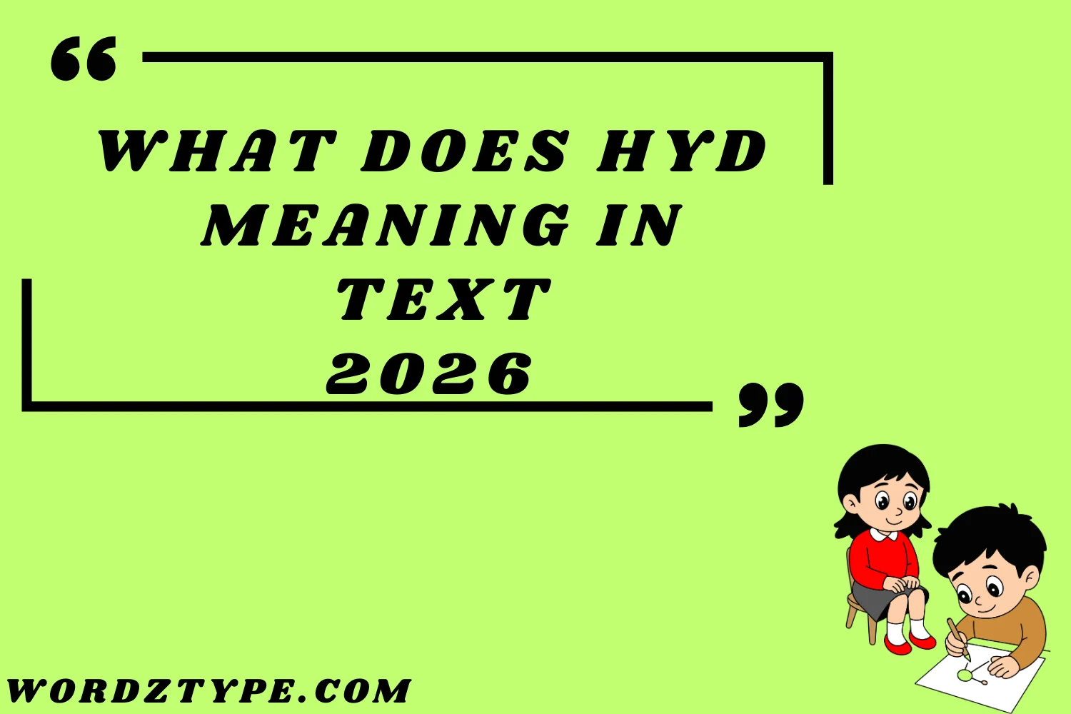 What Does hyd meaning in text