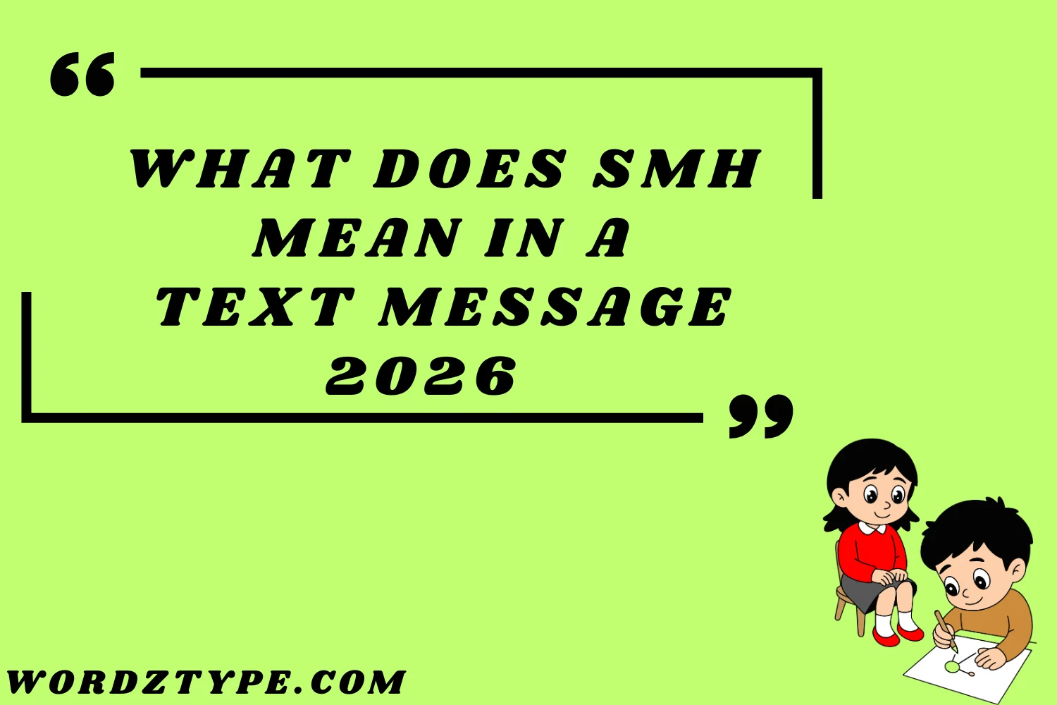 What Does SMH Mean in a Text Message