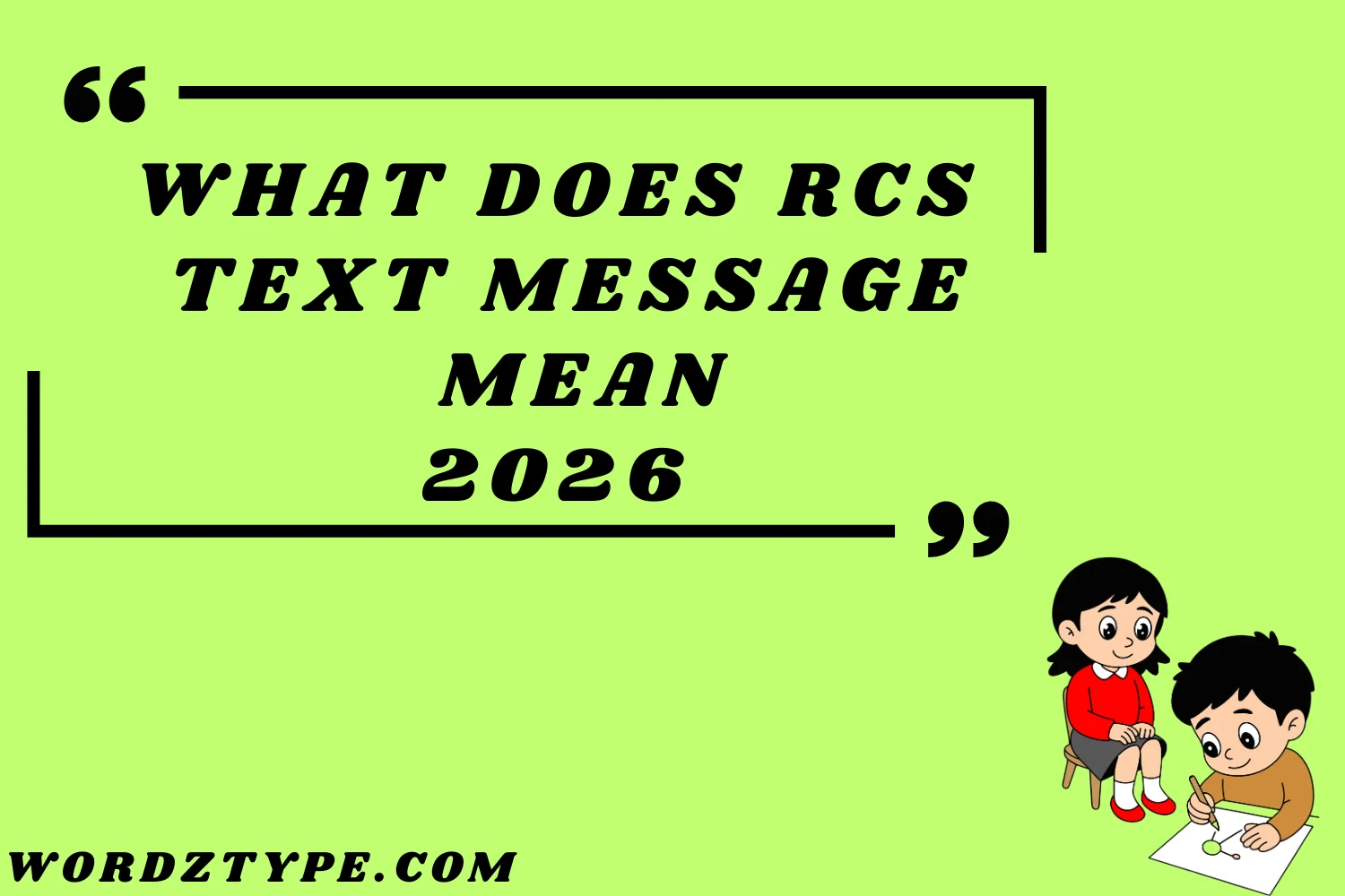 What Does RCS Text Message Mean