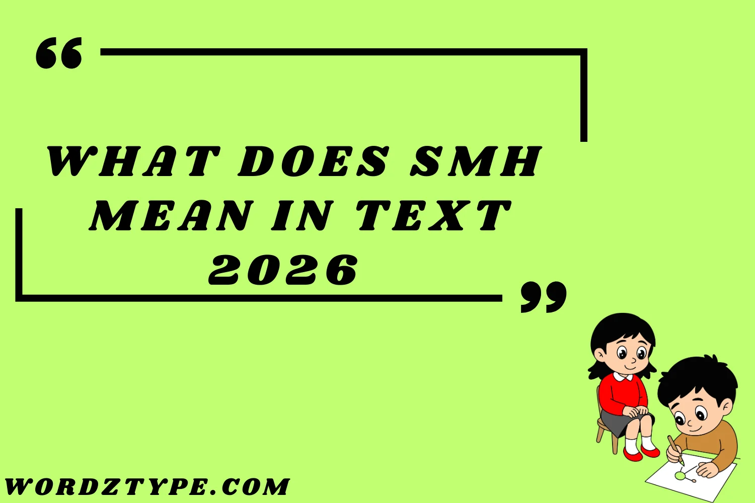 What Does SMH Mean in Text