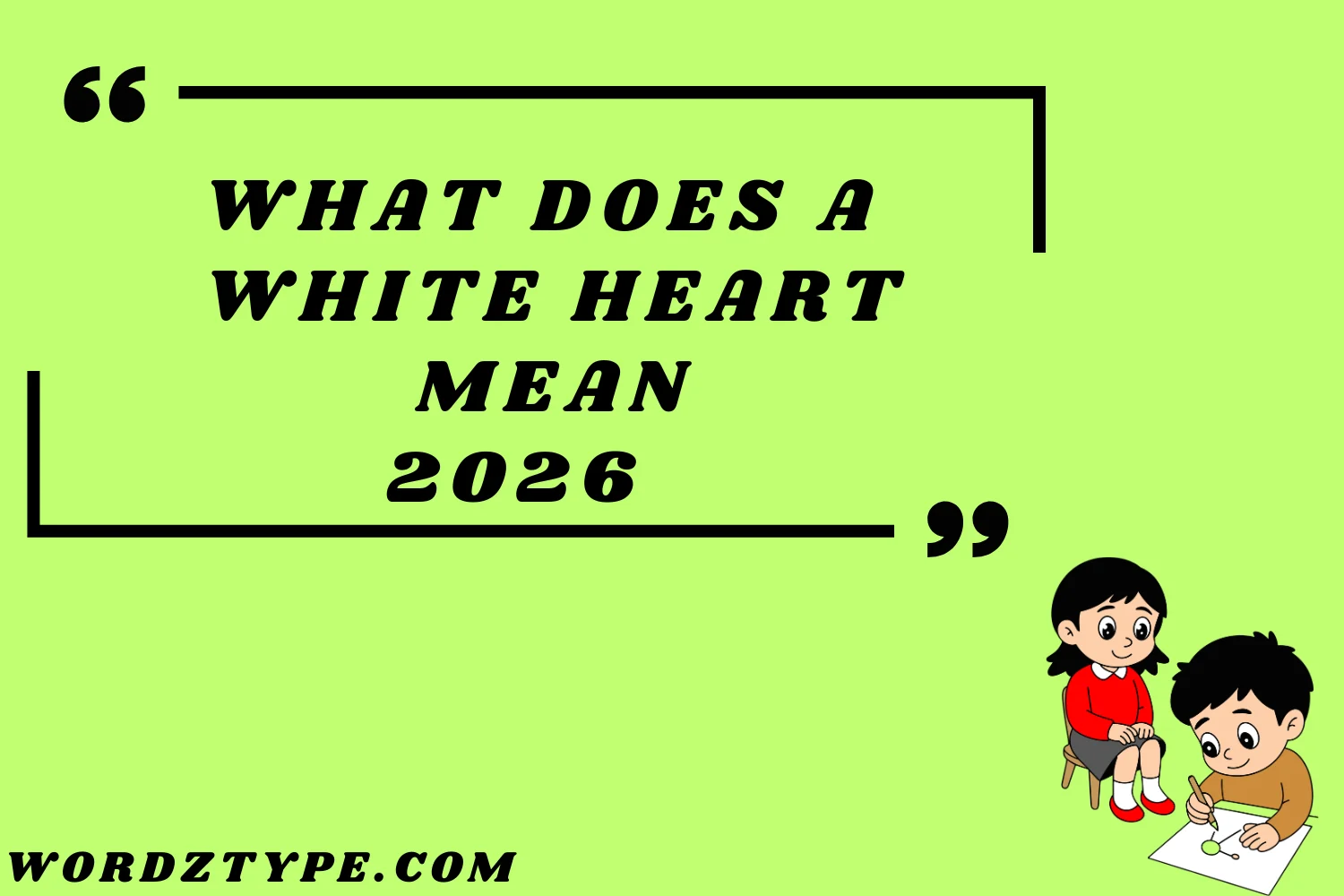 What Does a White Heart Mean