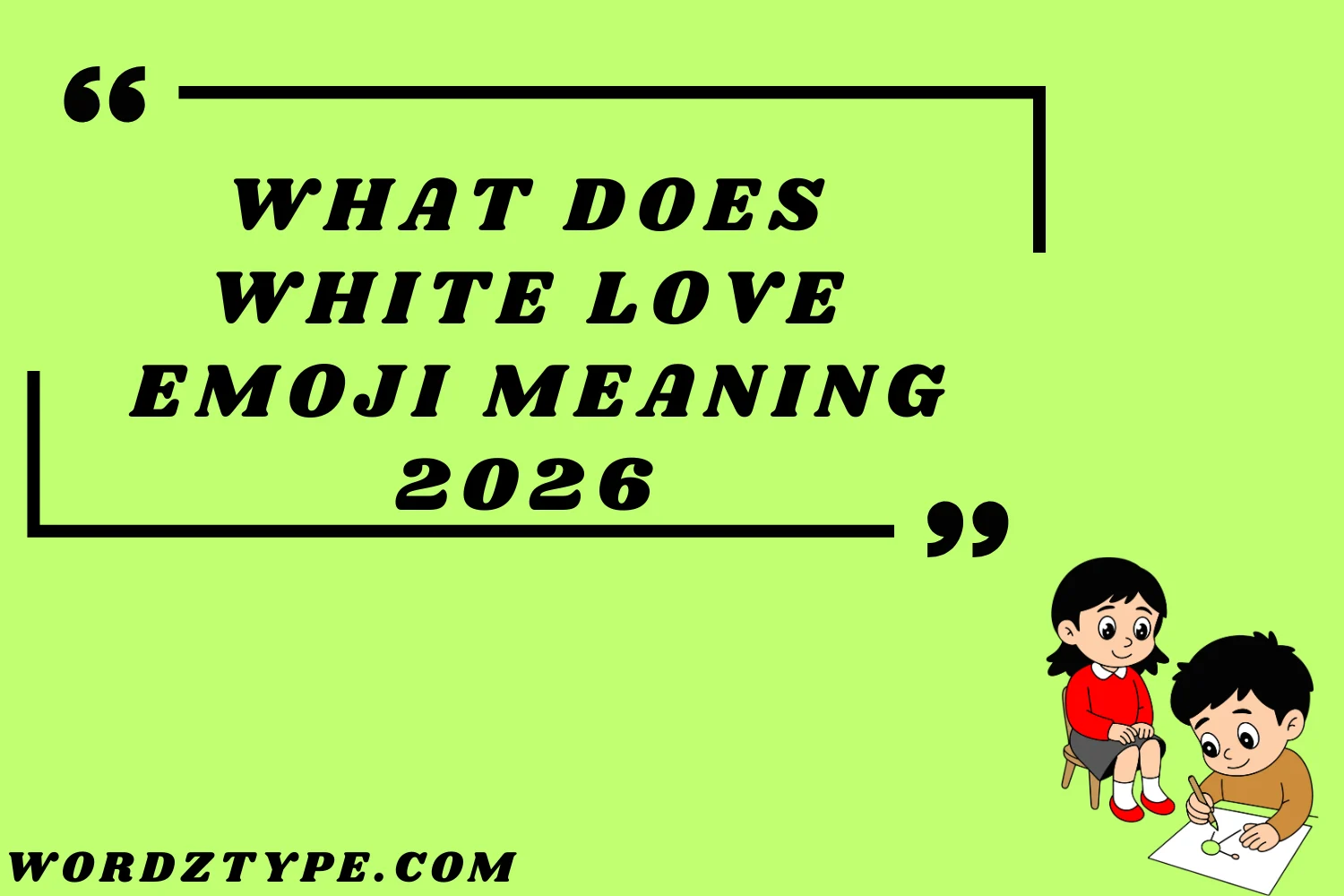 What Does White Love Emoji Meaning