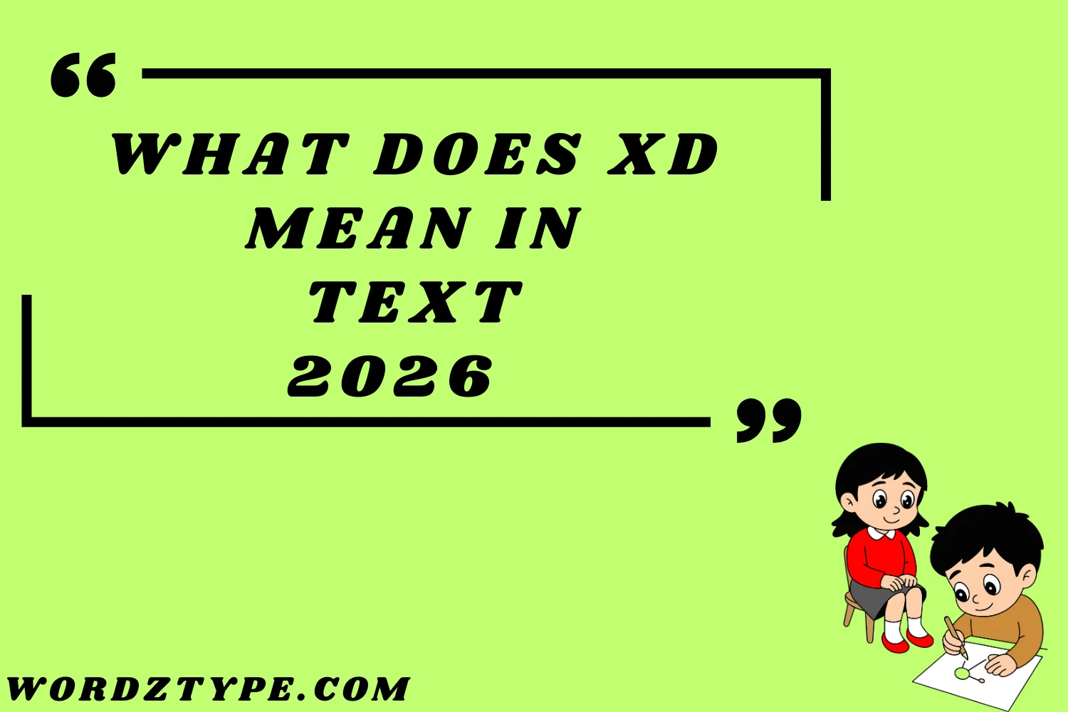 What Does XD Mean in text