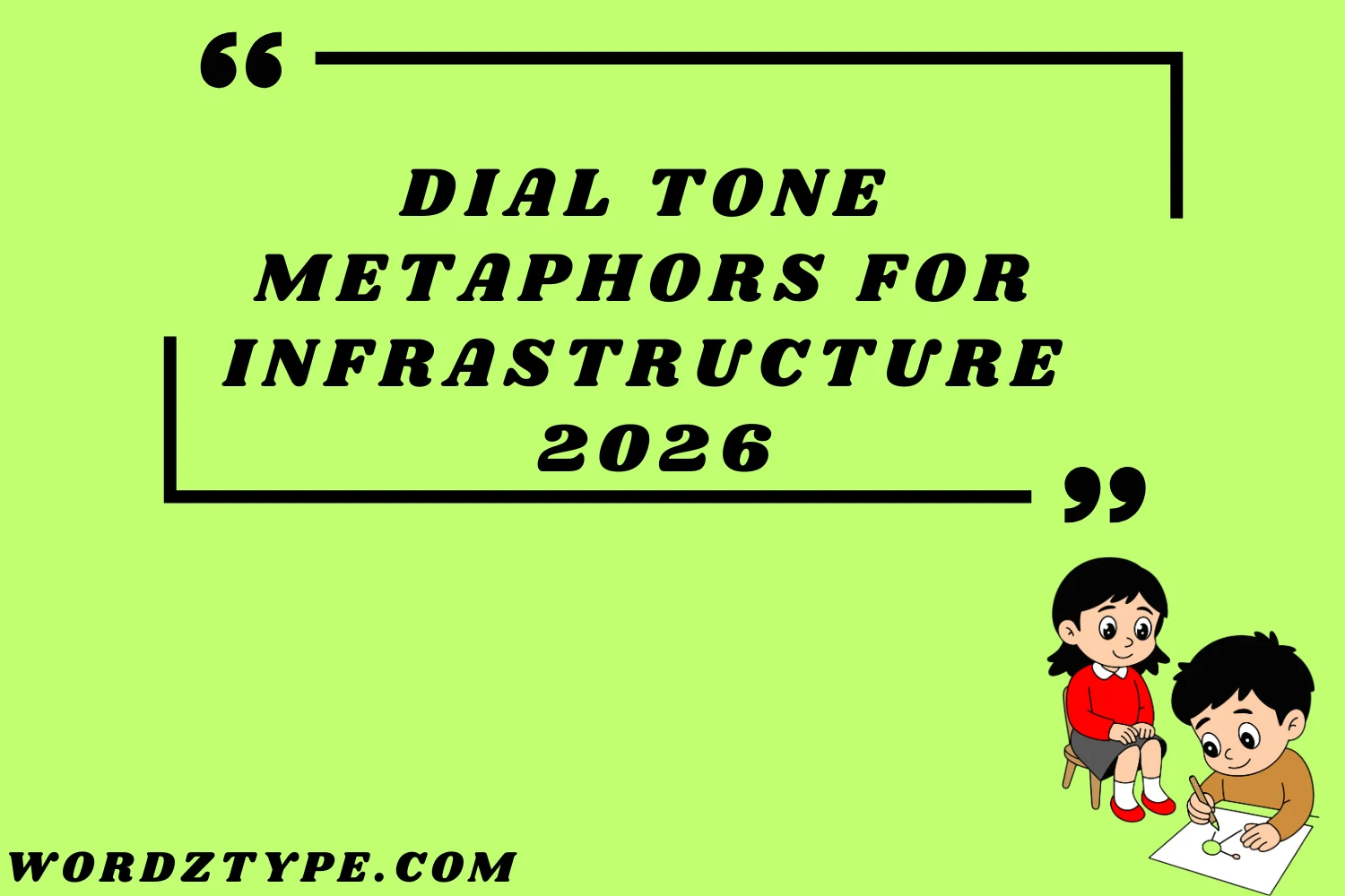 Dial Tone Metaphors for Infrastructure