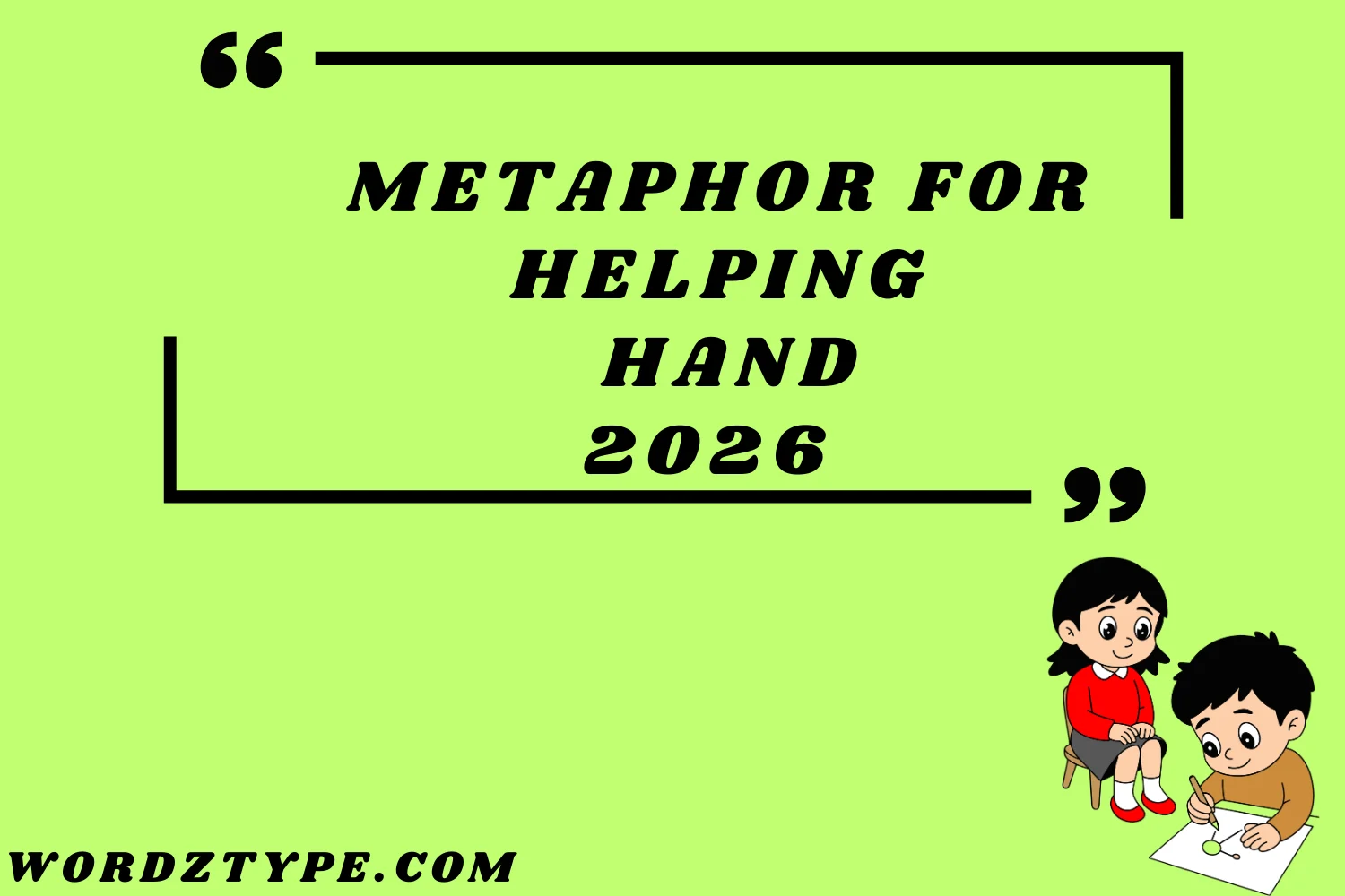Metaphor for Helping Hand