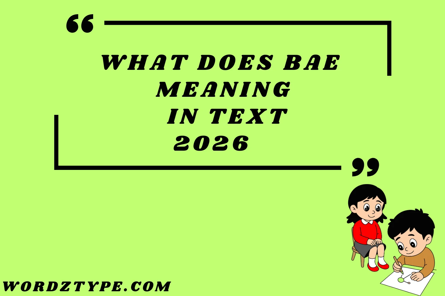 What Does Bae Meaning in Text
