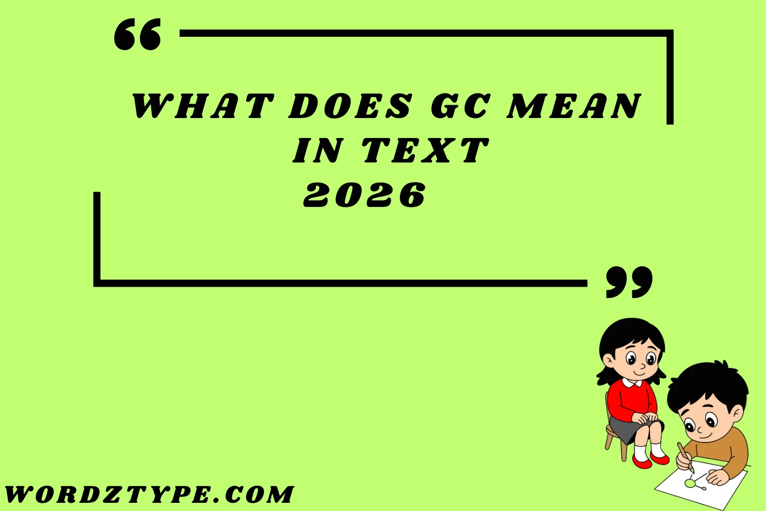 What Does GC Mean in Text