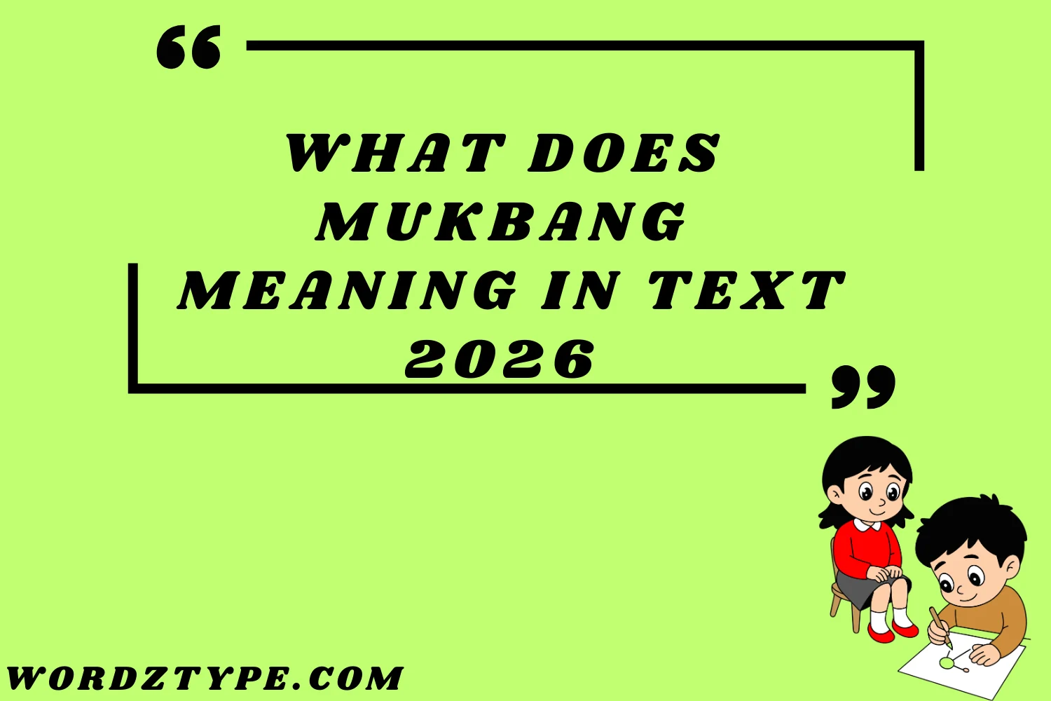 What Does Mukbang Meaning in Text
