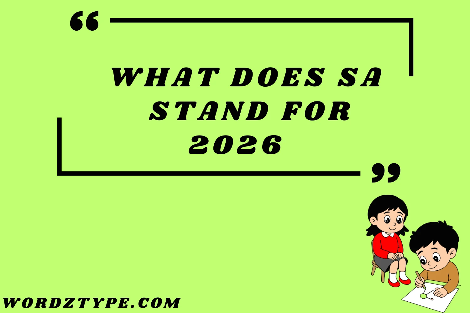 What Does SA Stand For