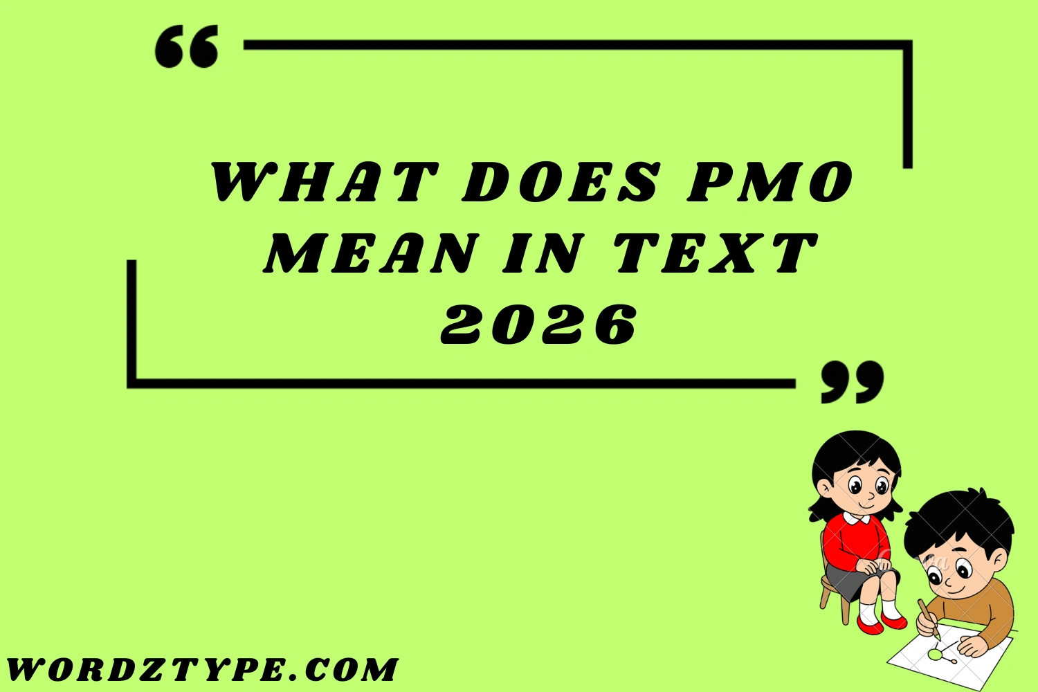 What Does PMO Mean in text