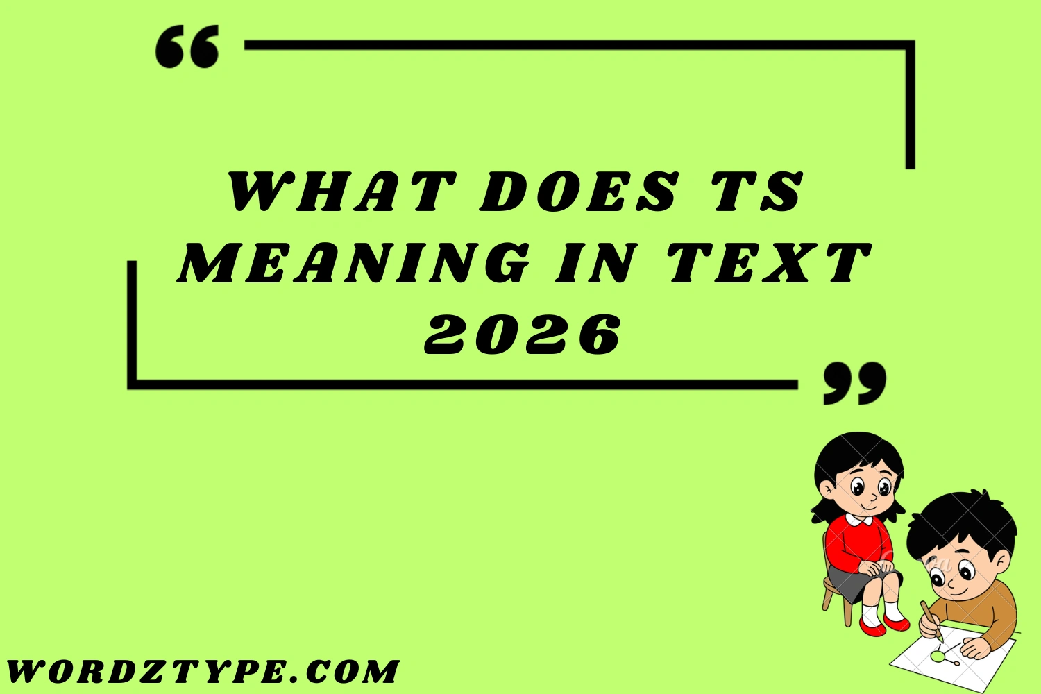 What Does TS Meaning in Text